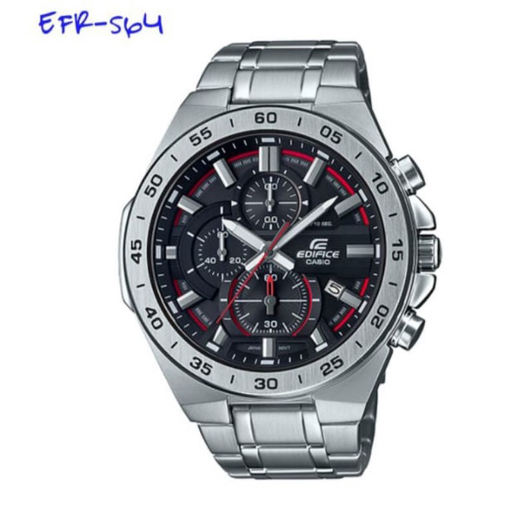 JAM TANGAN EDIFICE CASIO PRIA EFR-564 STAINLESS STEEL ORIGINAL BM