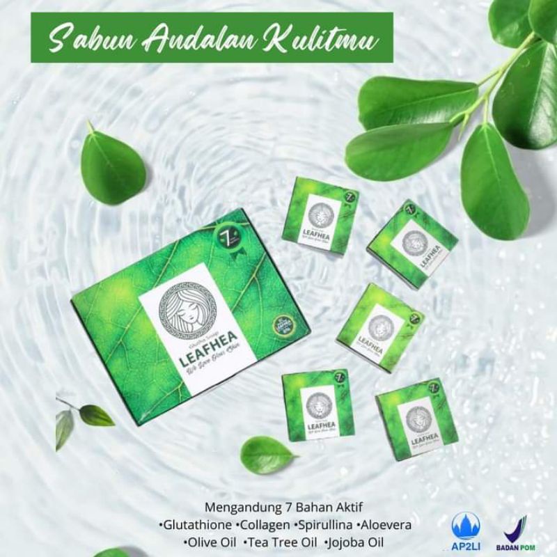 LEAFHEA/SABUN KESEHATAN/SABUN GATEL/SABUN JERAWAT/SABUN FLEK HITAM/SABUN PANU/SABUN BAYI/SABUN RUAM/