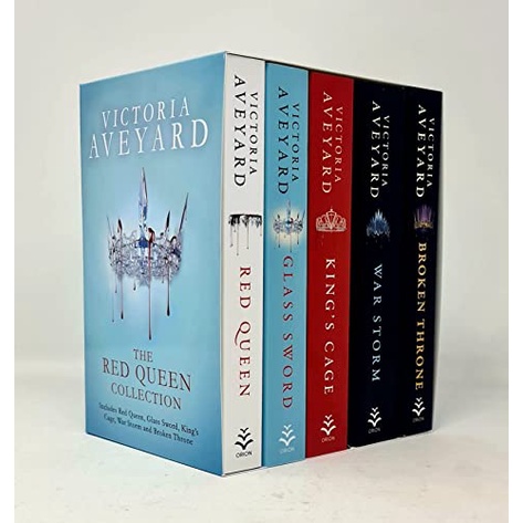 [INDONESIA] BUKU NOVEL SERI VICTORIA AVEYARD - RED QUEEN - GLASS SWORD - KINGS CAGE - WAR STORM - BROKEN THRONE - CRUEL CROWN [ORIGINAL]