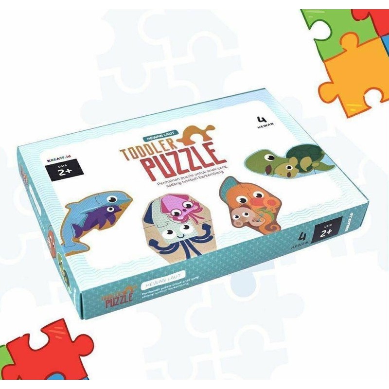 Toddler Puzzle Hewan Laut