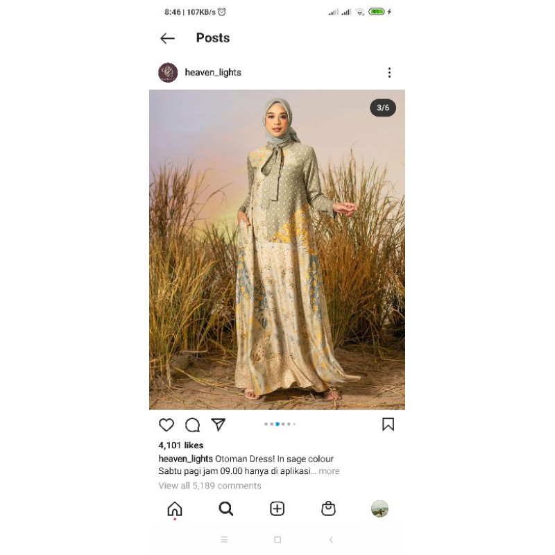 ottoman dress HL heaven lights Sage S