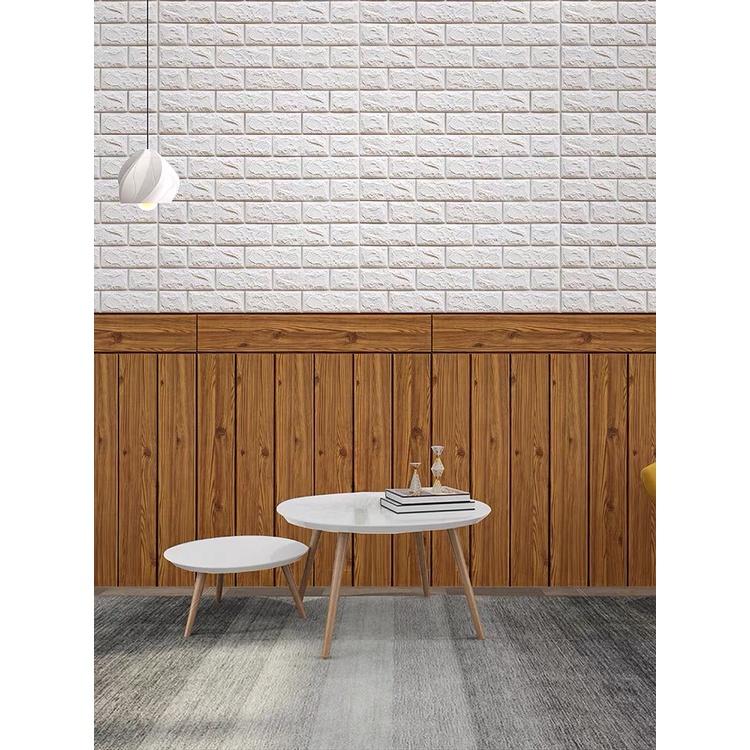 [HH] WALLPAPER DINDING 3D FOAM MOTIF BATU BATA BRICK BRICKFOAM WALLFOAM KOREAN MODERN STYLE