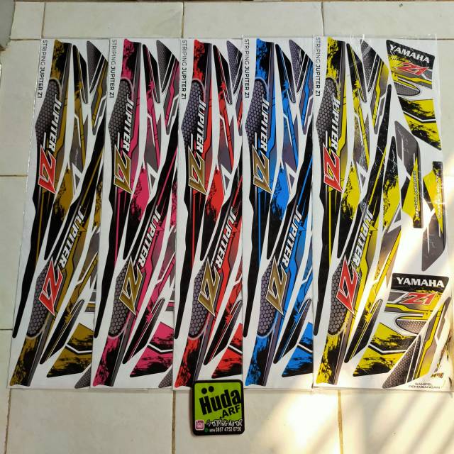 Striping motor vareasi Jupiter Z_Z1 2010 ke atas striping murah  striping standar ori thailand