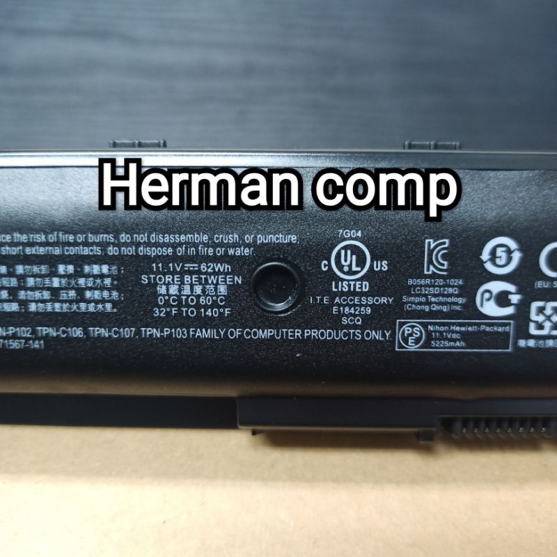 Original Bateraj Hp Pavilion DV7 DV7-7000 DV7T-7000 DV7-7099 Series