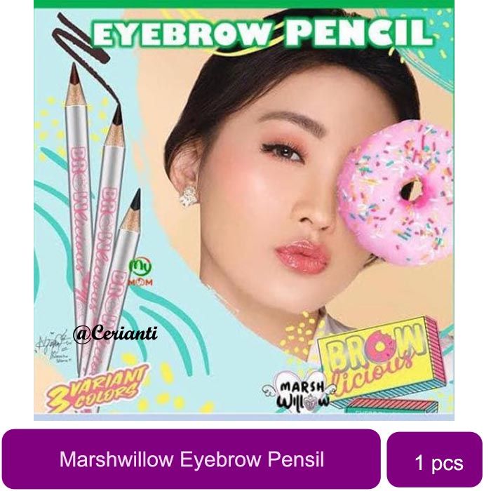 MarshWillow Brownlicious Eyebrow Pencil | Matic Eyebrow Pensil Alis by Natasha Wilona BPOM_Cerianti