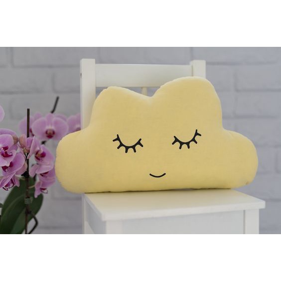 Boneka Bantal Karakter Awan Warna Warni Bahan Halus dan Lembut