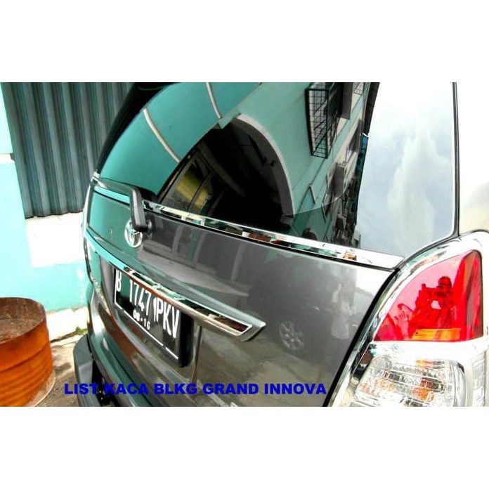 List Kaca Belakang Chrome Innova