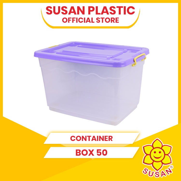 SUSAN - Container Box 50 - Box Plastik Serbaguna - Kontainer Box 50L - Container 50 Liter