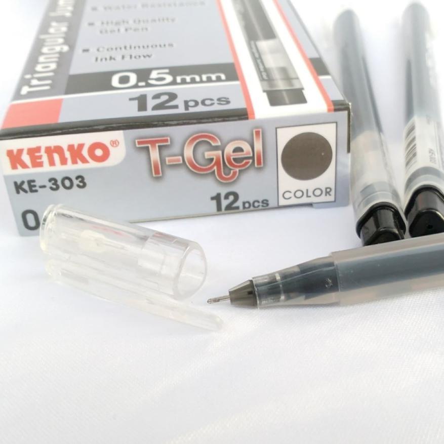 

[KODE PRODUK YREFJ4485] Pulpen Kenko T-Gel KE-303 Triangular Jumbo Gel per Lusin