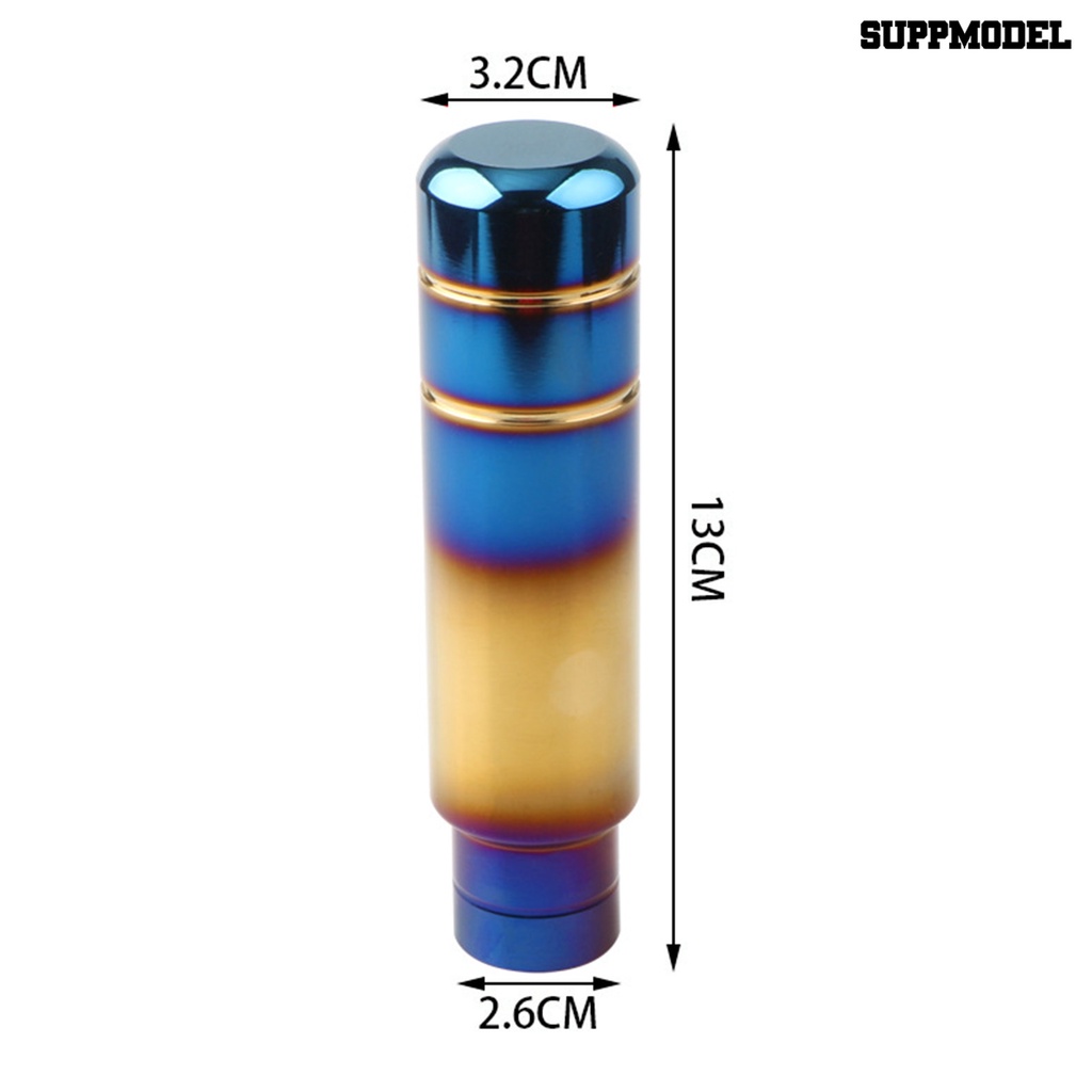 Suppmodel Knob Tuas Perseneling Mobil Manual Bahan Aluminum Alloy Anti slip Warna Biru