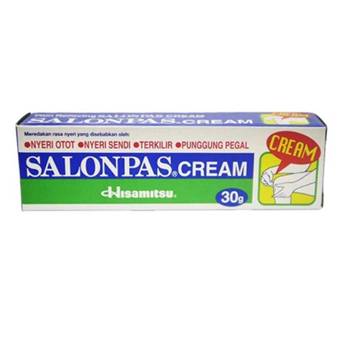 Salonpas Cream 30 Gram / Koyo / Pegal Linu / Nyeri / Cidera