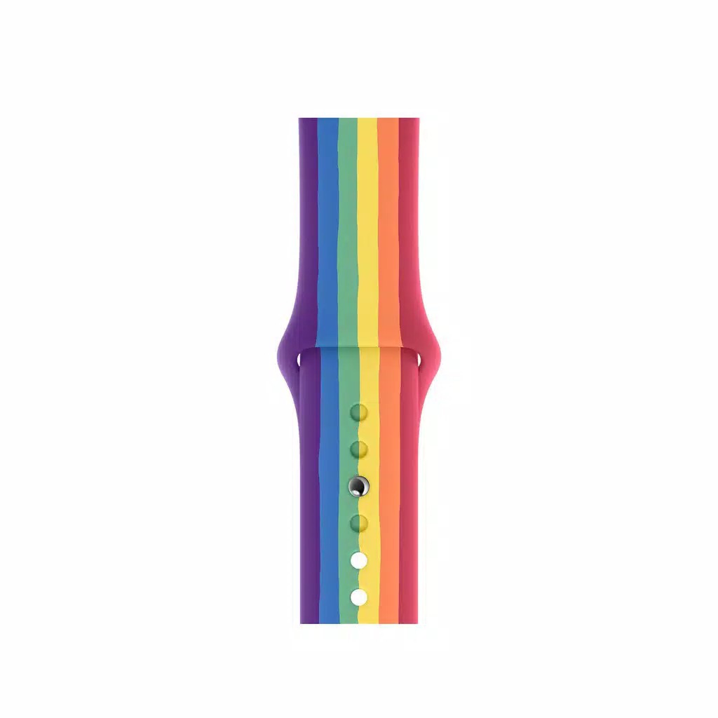 Strap Sport RAINBOW Apple watch 38mm 42mm 40mm 44mm Tali jam iwatch