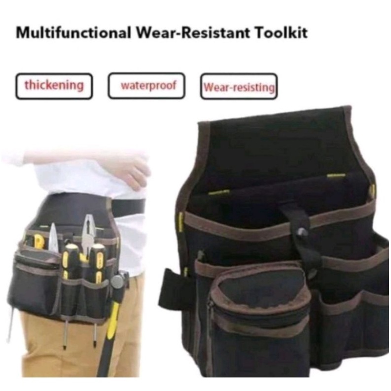 tas peralatan tukang pekerjaan/tas tukang listrik/tas perbengkelan