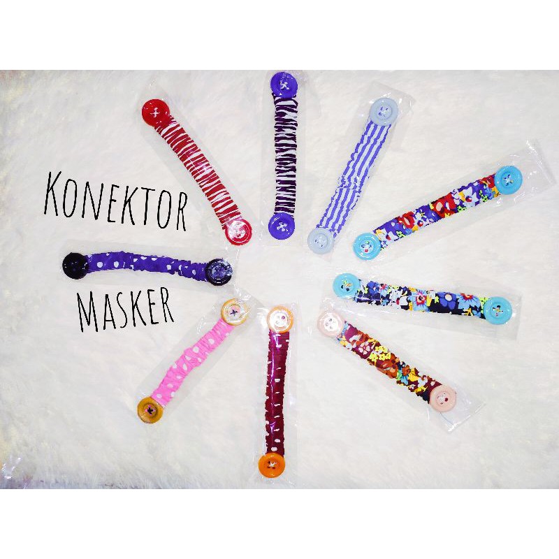 KONEKTOR MASKER HIJAB - PENGAIT MASKER KAIN