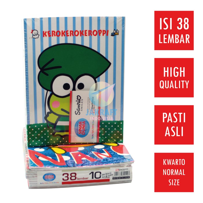

Buku Tulis Bergaris SiDU Isi 38 Lembar Kwarto Sinar Dunia