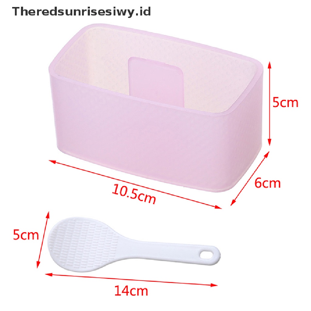 # Alat Rumah Tangga # 1 Set Cetakan Sushi / Bola Nasi DIY Bentuk Persegi Panjang Anti Lengket