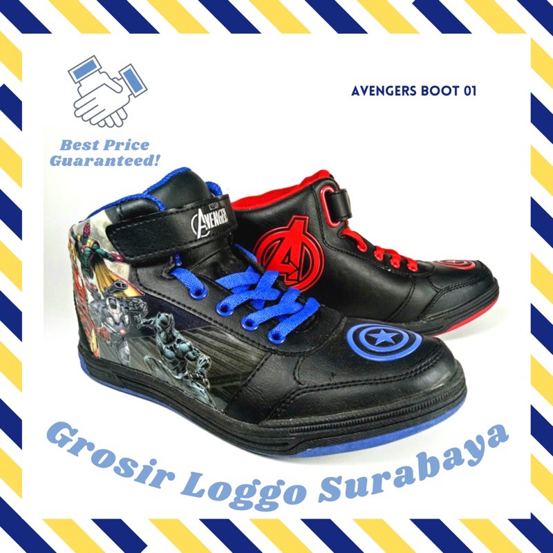 Sepatu Anak Loggo Avengers Boot 01