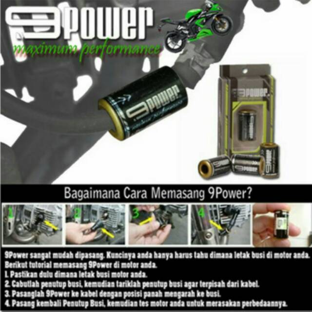 Tsy 9POWER booster 9 Power Booster, penambah Akselerasi, Tenaga & Hemat BBM