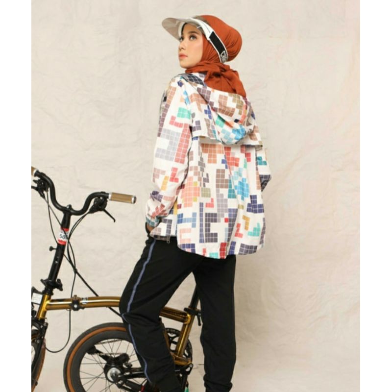 Deenay tetris white jacket