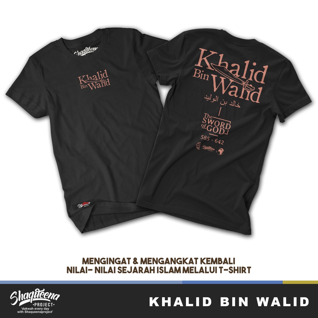 Jual Kaos Khalid Bin Walid - New Original Kaos Dakwah | Shopee Indonesia