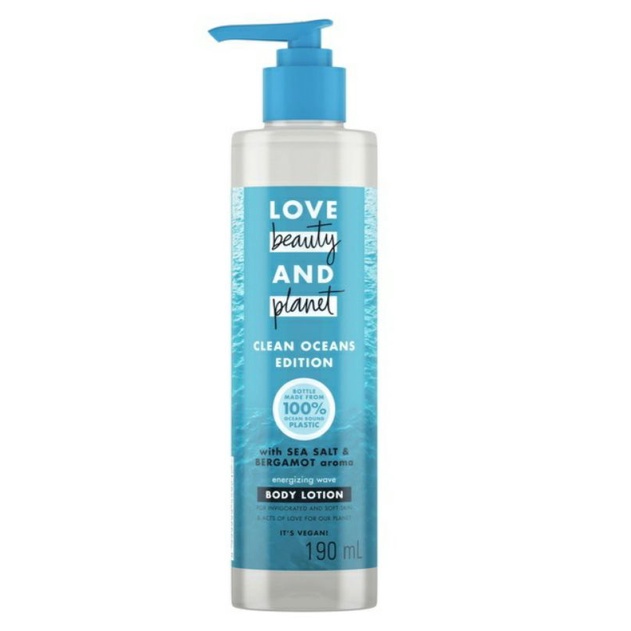 body lotion love beauty and planet clean oceans edition 190ml