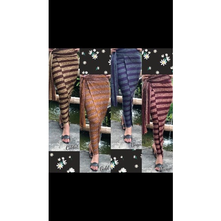 Kamen endek seseh rumbai + selendang