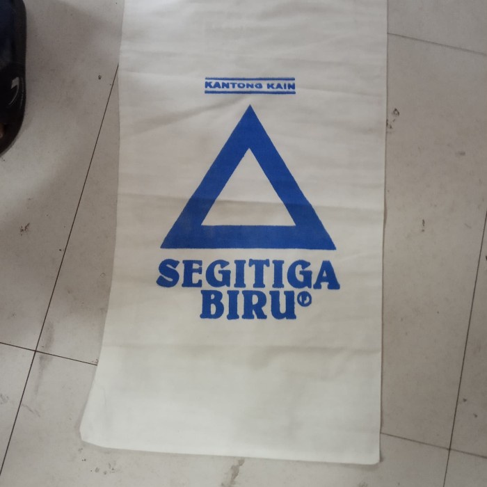

NEW kantong kain 40cm*74cm/kantong gandum/ segitiga biru
