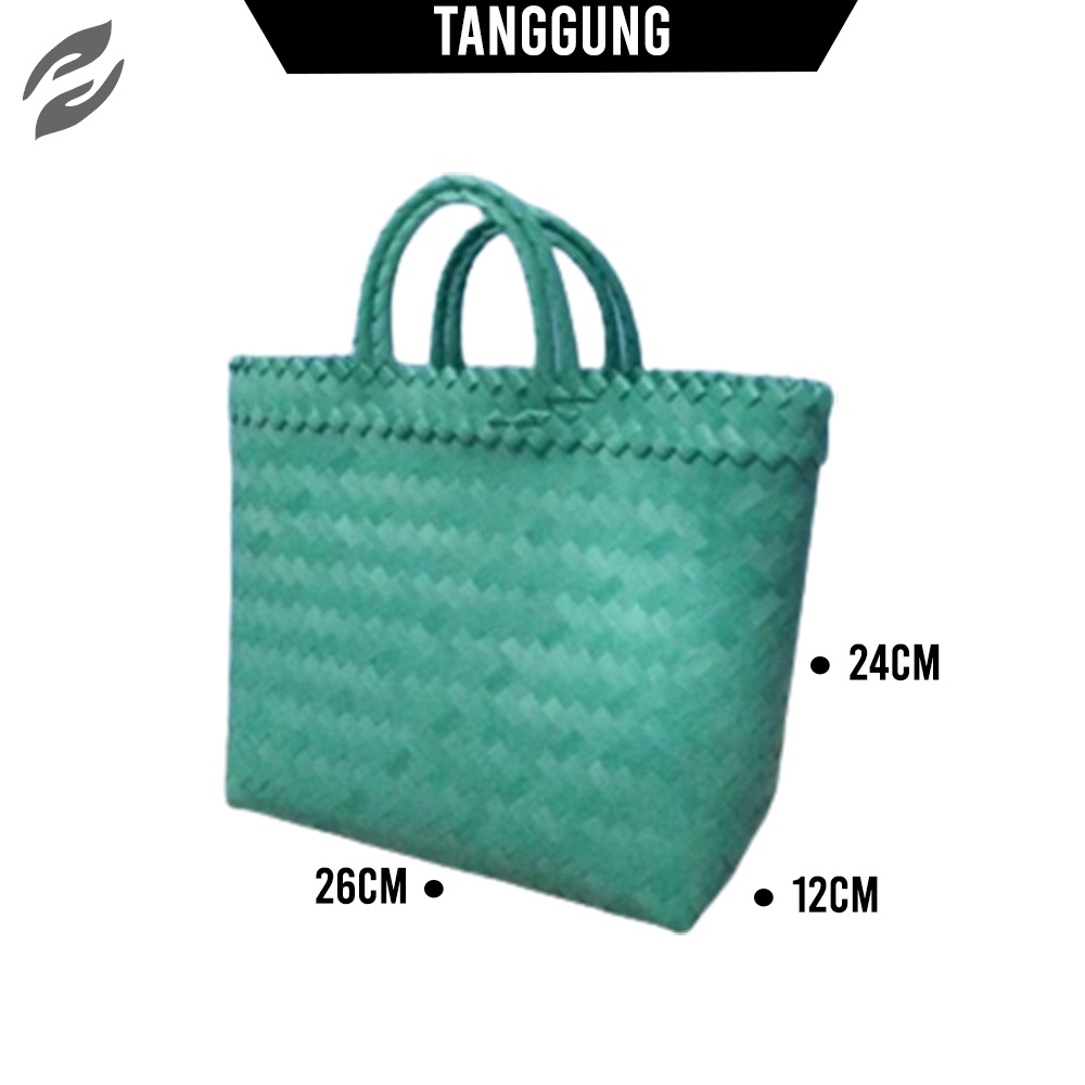 Jual Itas Tas Anyaman Plastik Belanja Pasar Motif Lurik Polos Tanggung Clp932 Shopee Indonesia 6568