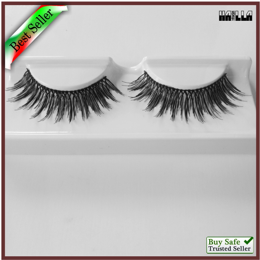 Bulu mata palsu M3 Bulumata Human Hair Lembut Halus Fake Eyelash Premium Murah