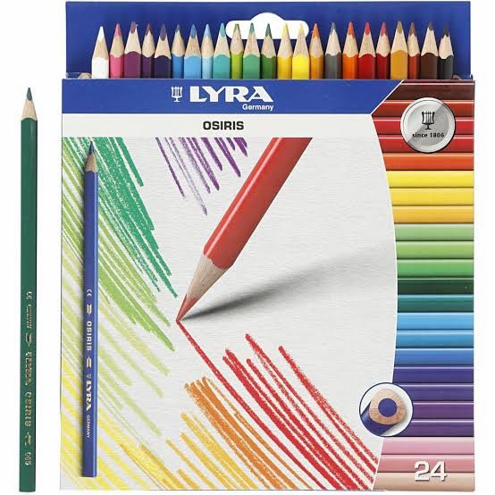 

Hemat Lyra Osiris Coloured Pencils 24 Assorted Trendi