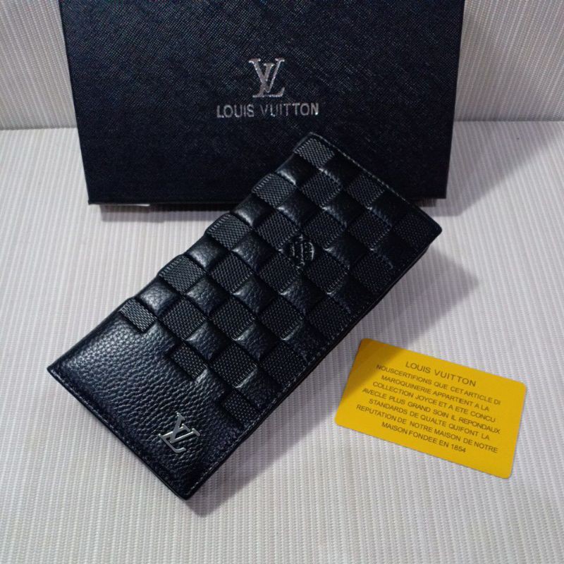 Dompet panjang LV mono damier kulit asli