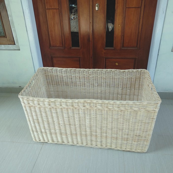 keranjang besar persegi kotak panjang jumbo penyimpanan 90x45x45 cm