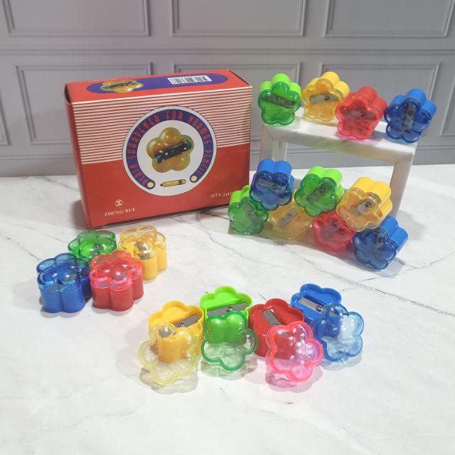 Serutan murah (1box=24pc)/serutan lucu/serutan fancy/rautan murah/sharperner/serutan warna-BUNGA