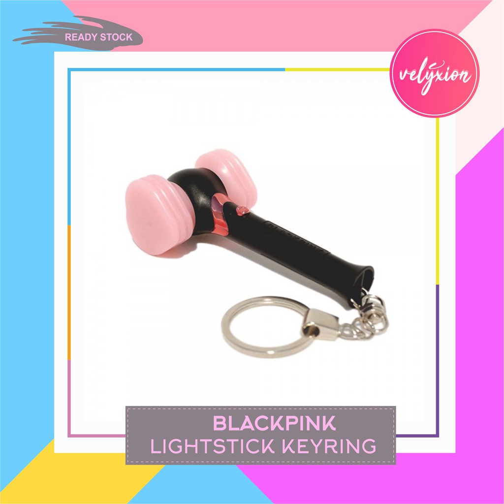 READY STOCK BLACKPINK OFFICIAL LIGHTSTICK KEYRING Shopee Indonesia