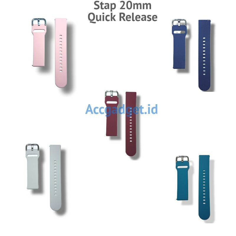 Tali Strap Smartwatch Amazfit GTR 42mm Amazfit BIP / Bip U / U Pro / Lite / S / S Lite - S.ACT Silicone Strap