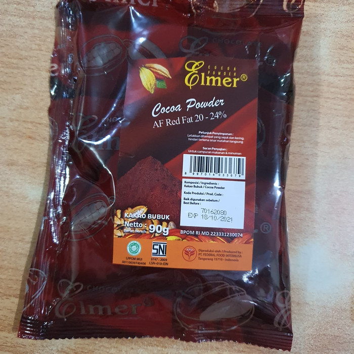 

Elmer African Red cocoa powder 90 gr / coklat bubuk merah cocoa powder