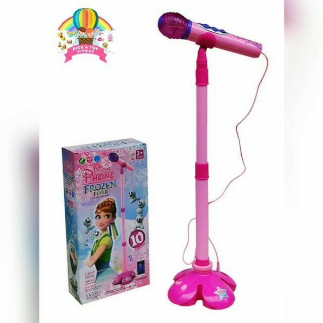 STANDING MICROPHONE FROZER FEVER PINK (Code : T-YH088B)