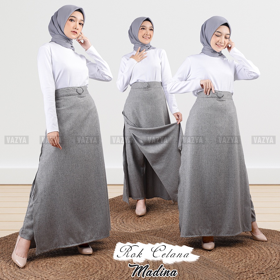 Rok Celana 2in1 Katun Madina