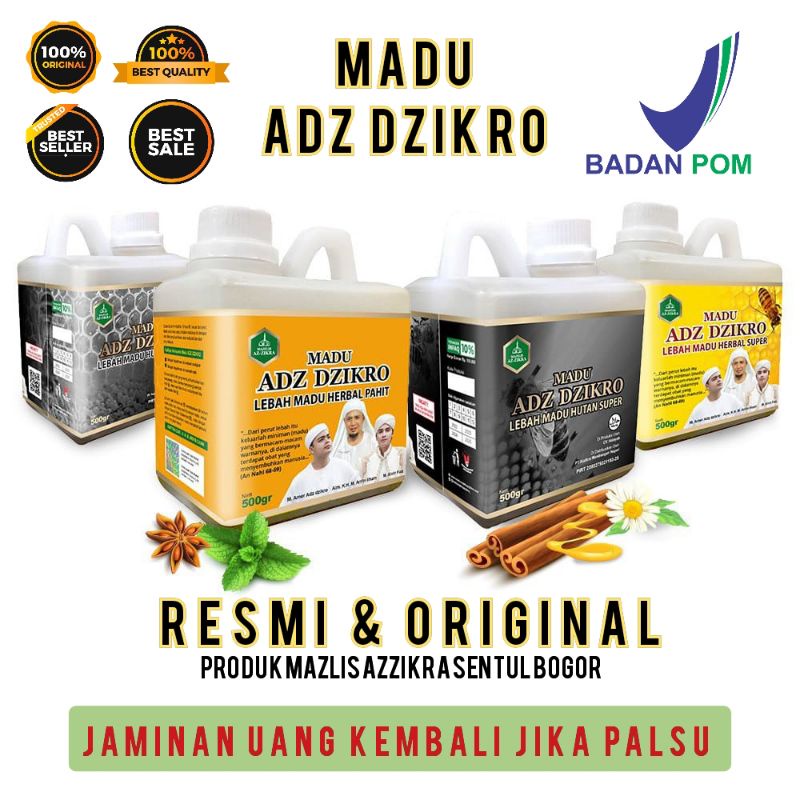 

Madu Adz Dzikro Original Madu hitam pahit, Madu super