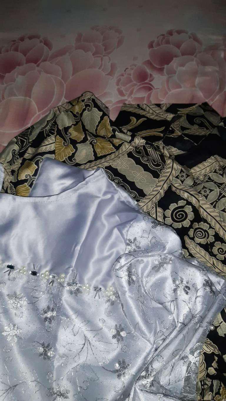 Batik Couple Kebaya Set Ayudia Tunangan Modern Terbaru Kekinian Bahan Berkualitas