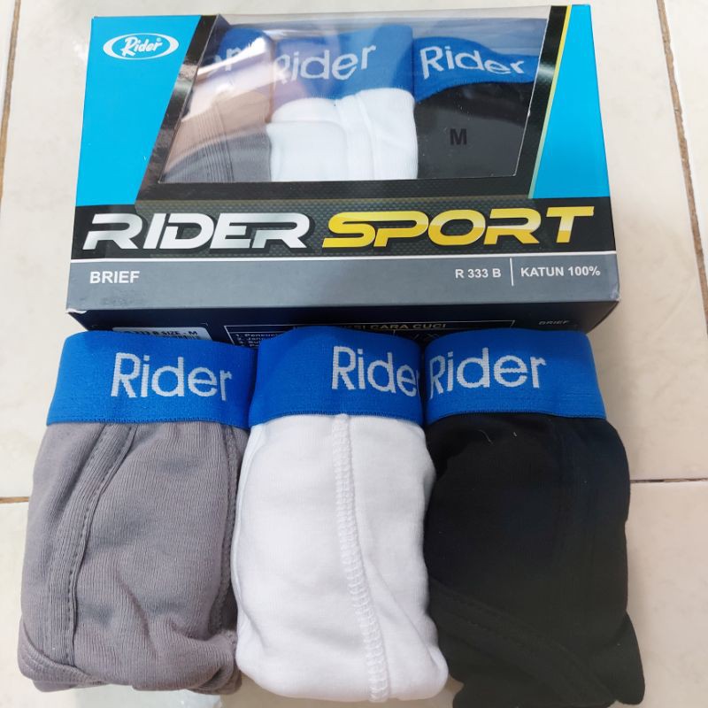 CELANA DALAM PRIA RIDER R333B | 3PCS