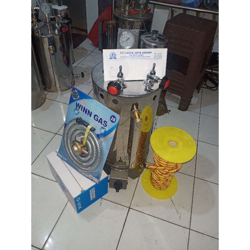 Boiler Setrika Uap 10 Liter Lazzamoto