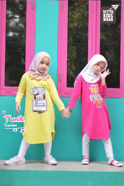 Tunik Anak Big Cutting Vitto sisa size 2.4.6 saja