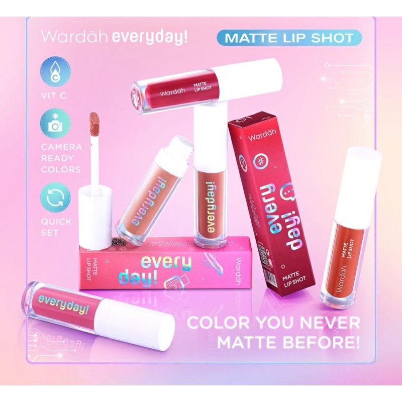 Wardah Everday Matte Lip Shot Lip Cream
