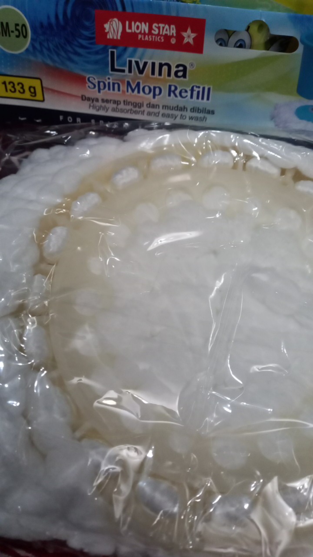 Lion Star Refill Livina Spin Mop Bm-50 / Kain Lap Pel Lionstar Bm-42 , Bm-45, Bm-46 Dan Bm-47