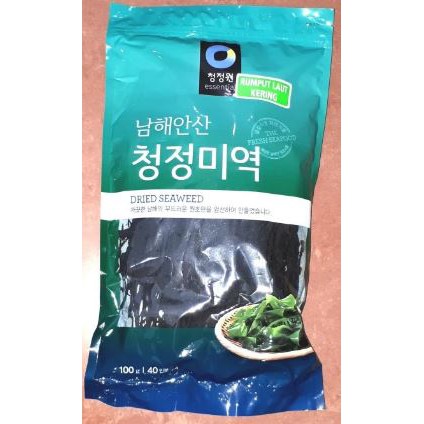 Dried Seaweed Rumput Laut Kering Chung Jung One Essential 100gr