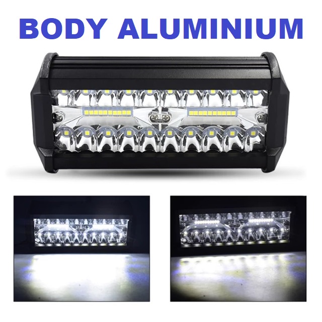 Lampu Tembak Sorot LED Bar CWL 40 Titik Mata 120 Watt Mobil Motor 120W 12 Volt 12V Worklight