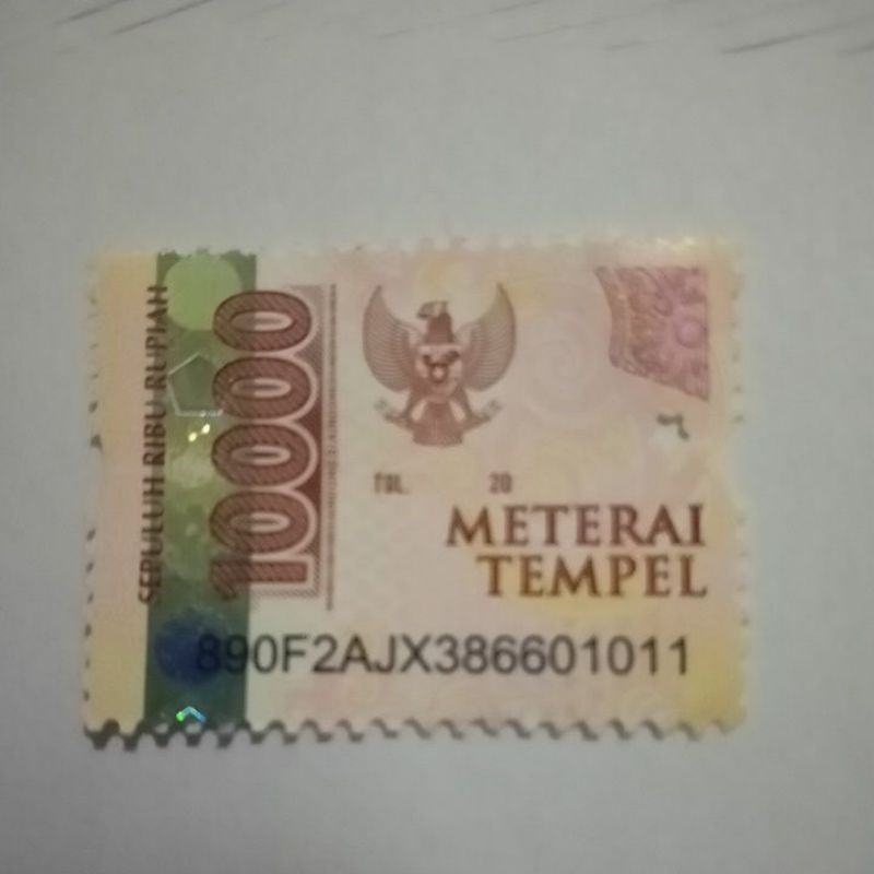 

meterai tempel 10000