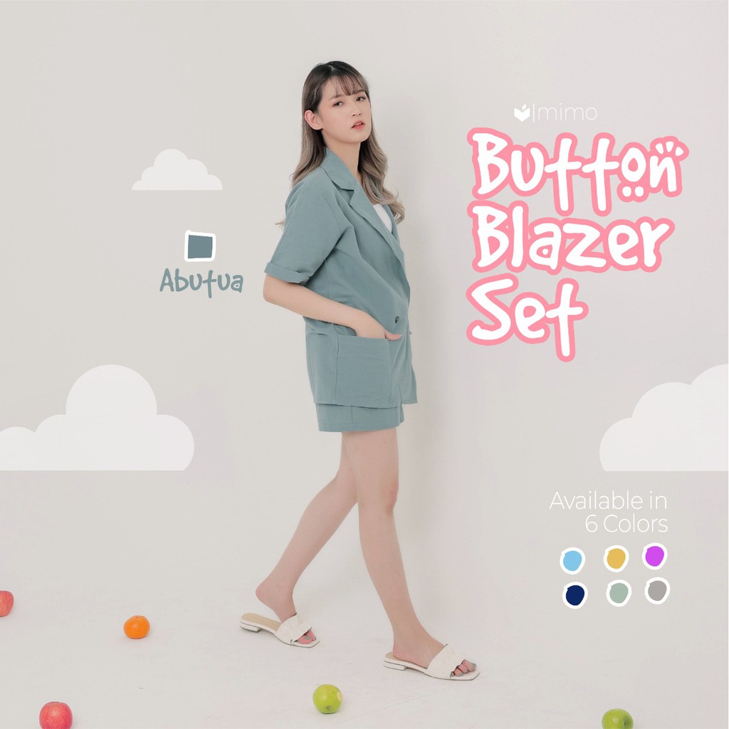 Button Blazer set