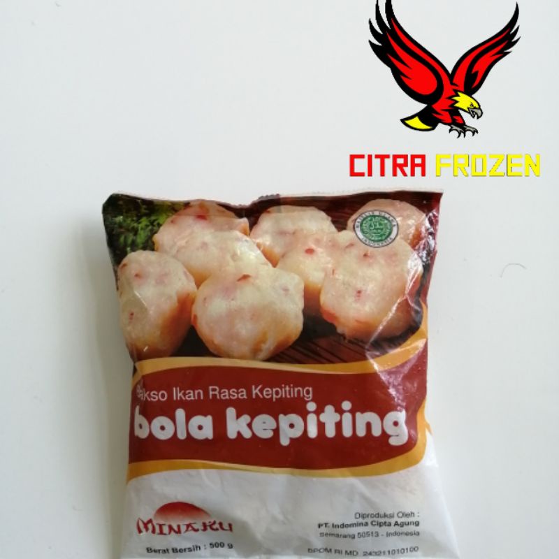 

Minaku Bola Kepiting 500gr